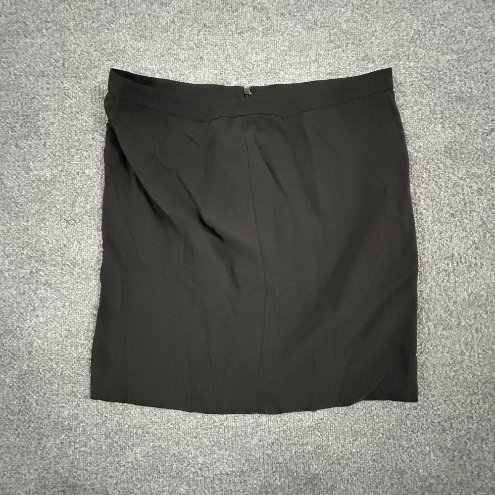 Lauren Ralph Lauren Skirt Womens Size 16 Black Mini Straight Classic New